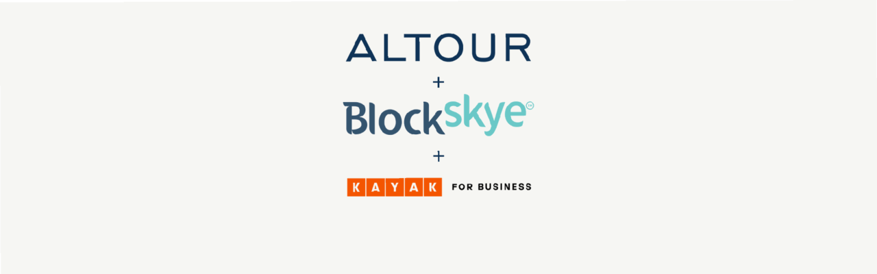 ALTOUR se asocia con KAYAK for Business y Blockskye para ofrecer servicios globales de gestión de viajes 8 Logo of Altuor, Blockskype and Kayak.