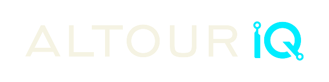 Altour IQ stone and neon logo